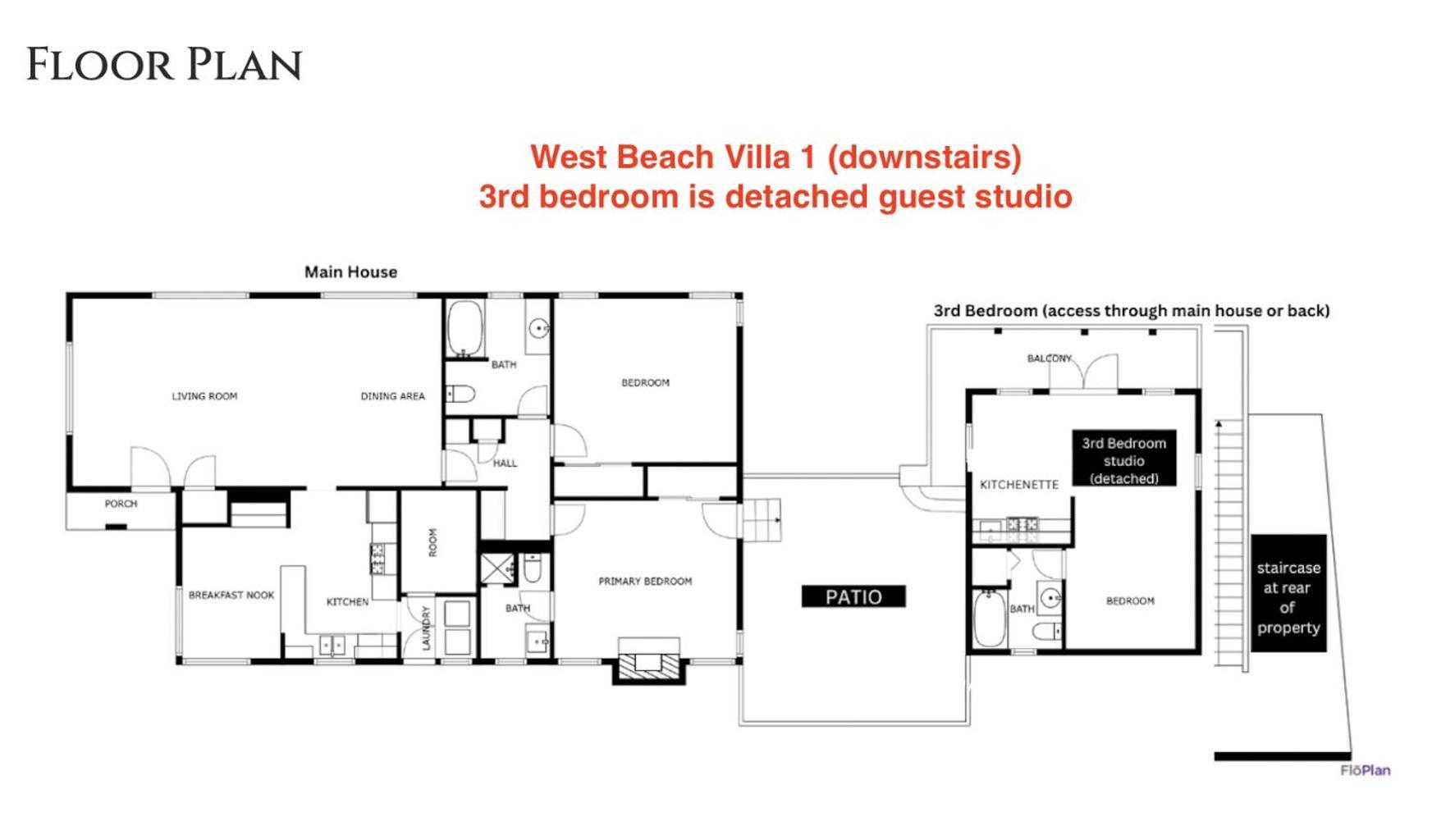 West 1 & 2 Holiday home Santa Barbara